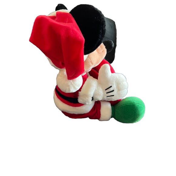 Walt Disney World Christmas Collection Photo Frame 2001 Plush Mickey Santa 10 “ - Picture 5 of 9